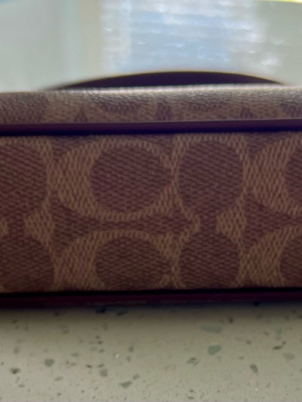 Coach Mini Shoulder Bag in Signature Brown - Picture 2 of 4